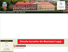 Tablet Screenshot of lugojul.ro
